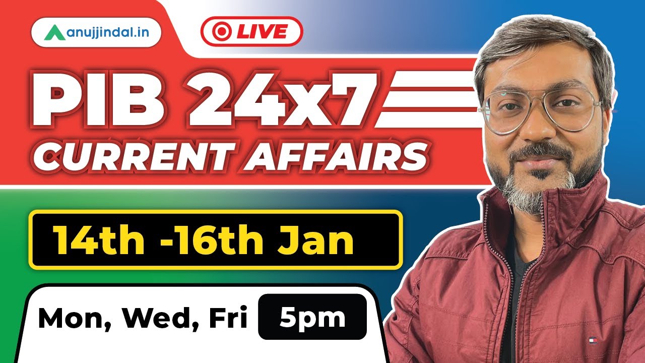 RBI Grade B Preparation | PIB 247 Anuj Jindal | Current Affairs RBI Exam 2024| RBI General Awareness