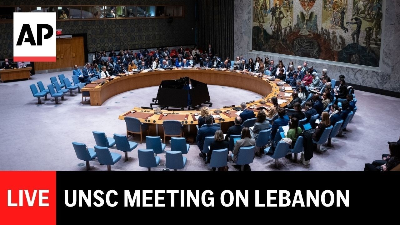 LIVE: UN Security Council meeting on fighting in Lebanon