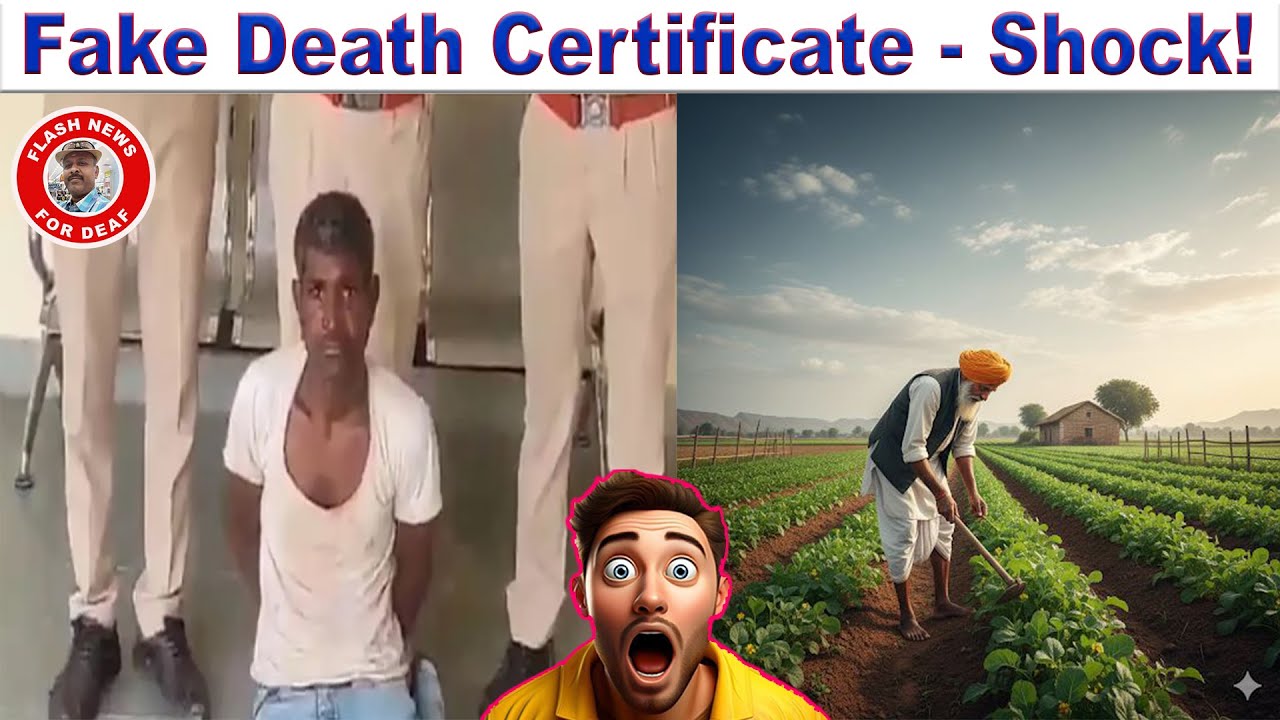 FAKE DEATH CERTIFICATE- SHOCK!
