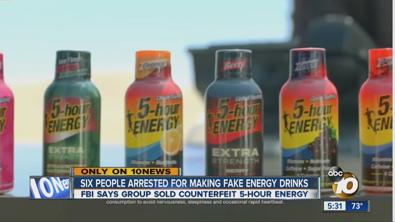 Group accused of making, selling counterfeit energy drink arrested