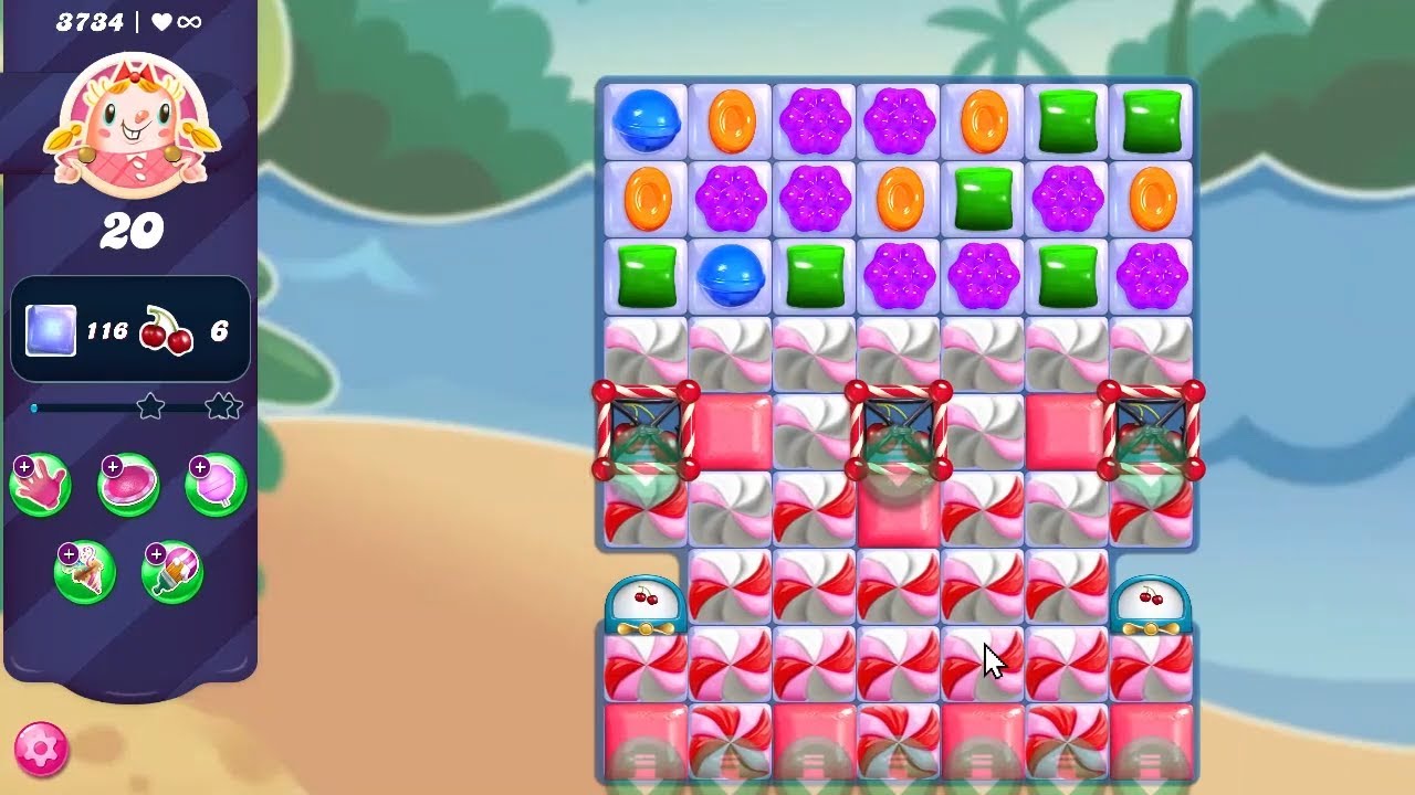 Candy Crush Saga LEVEL 3734 NO BOOSTERS (new version)🔄✅