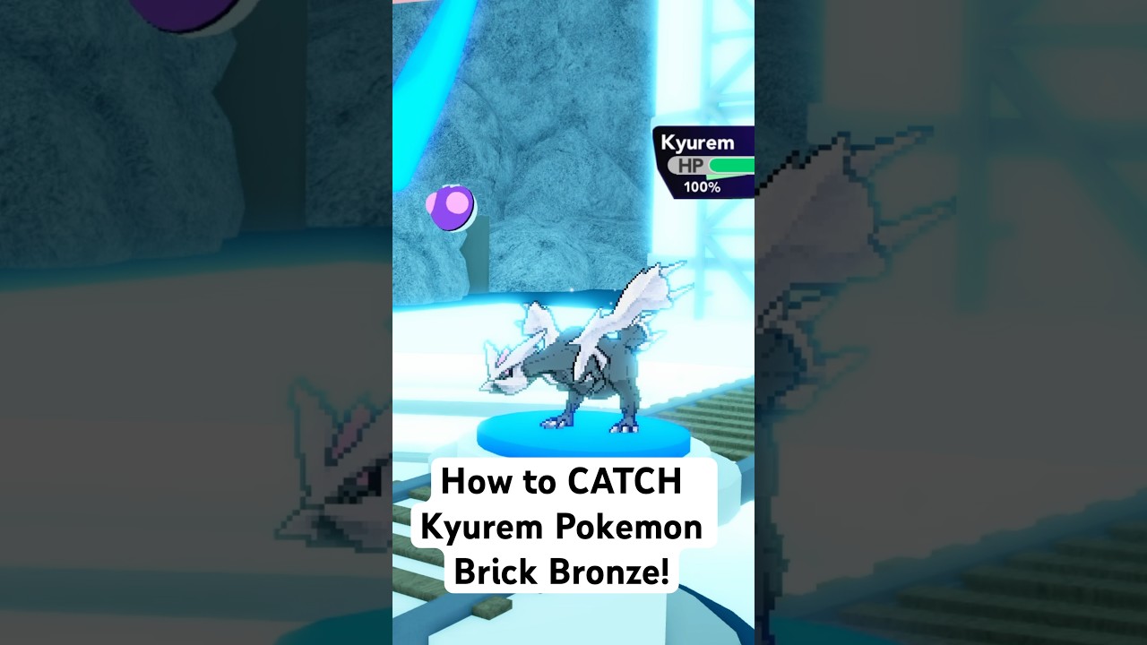 How to CATCH Kyurem in Pokemon Brick Bronze! (Roria Conquest)! 