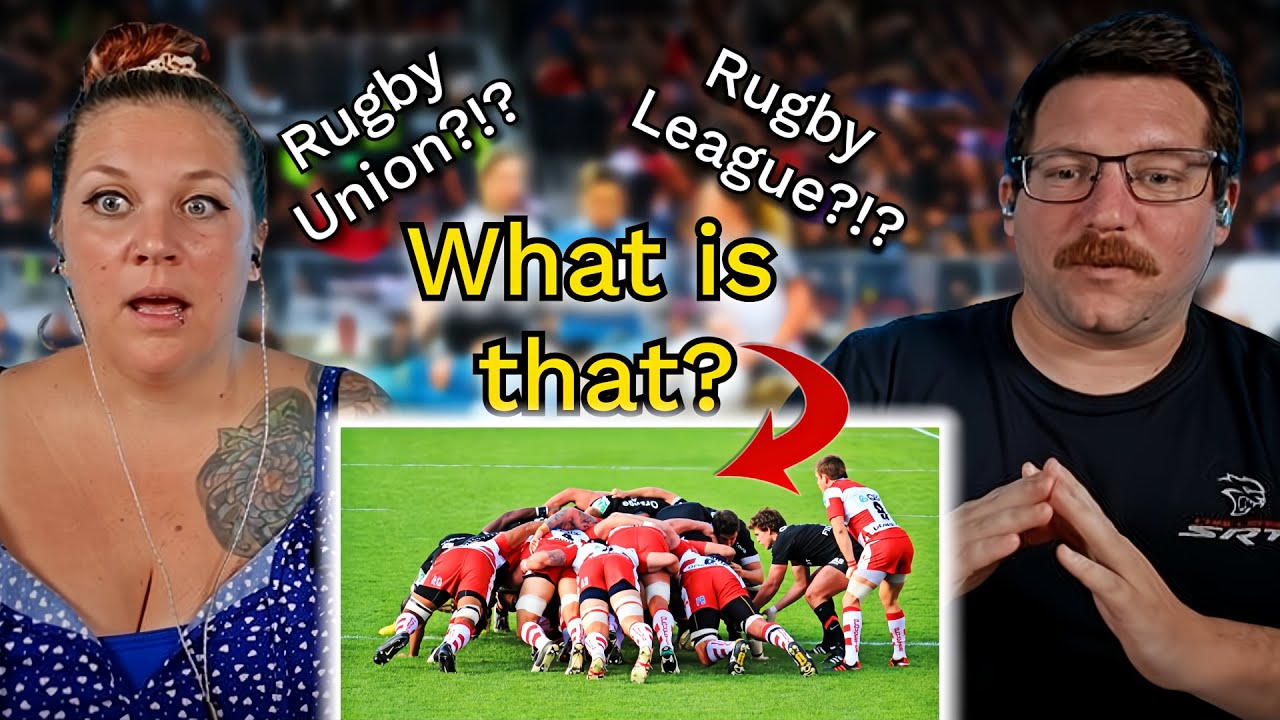 RUGBY Explained for American Football Fans - Americans React!