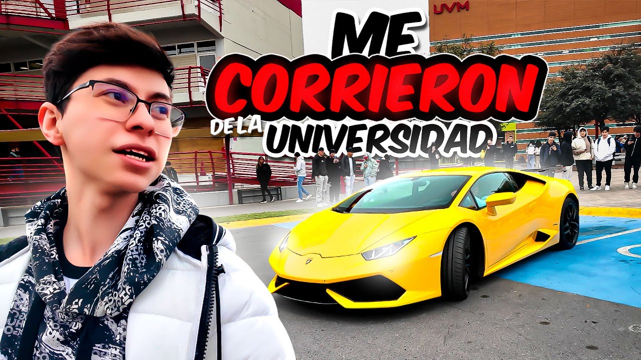 VOY A LA UNIVERSIDAD EN UN LAMBORGHINI HURACAN || OSVALDO BERNAL