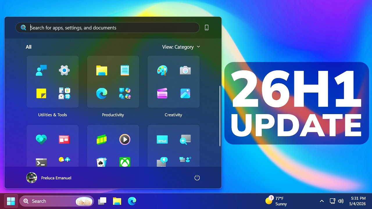 Новое крупное обновление Windows 11 26H1 от мая 2026 г. &ndash; Новые изменения, настройки и исправлени...