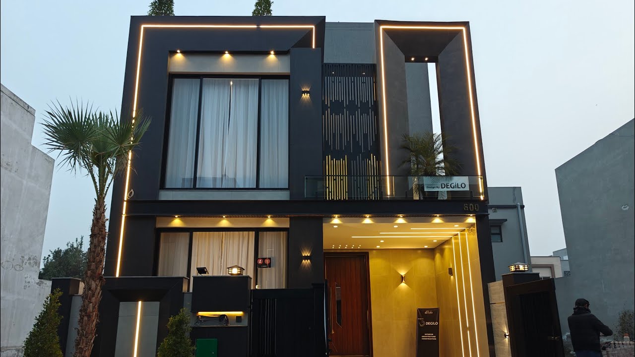Currently Top Of Line House available for sale Bahria Town Lahore 5 Marla Brand New Ultra Modern 