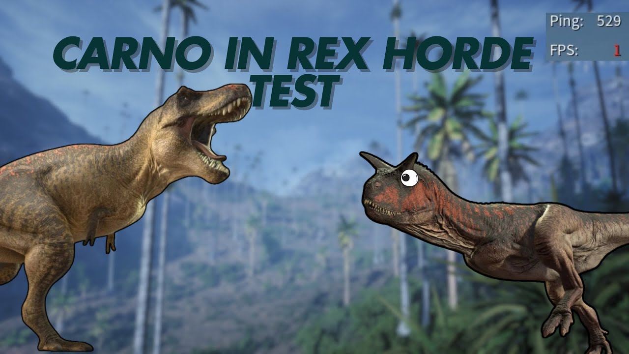 How does a carno survive in the rex HordeTest? - The Isle Evrima 