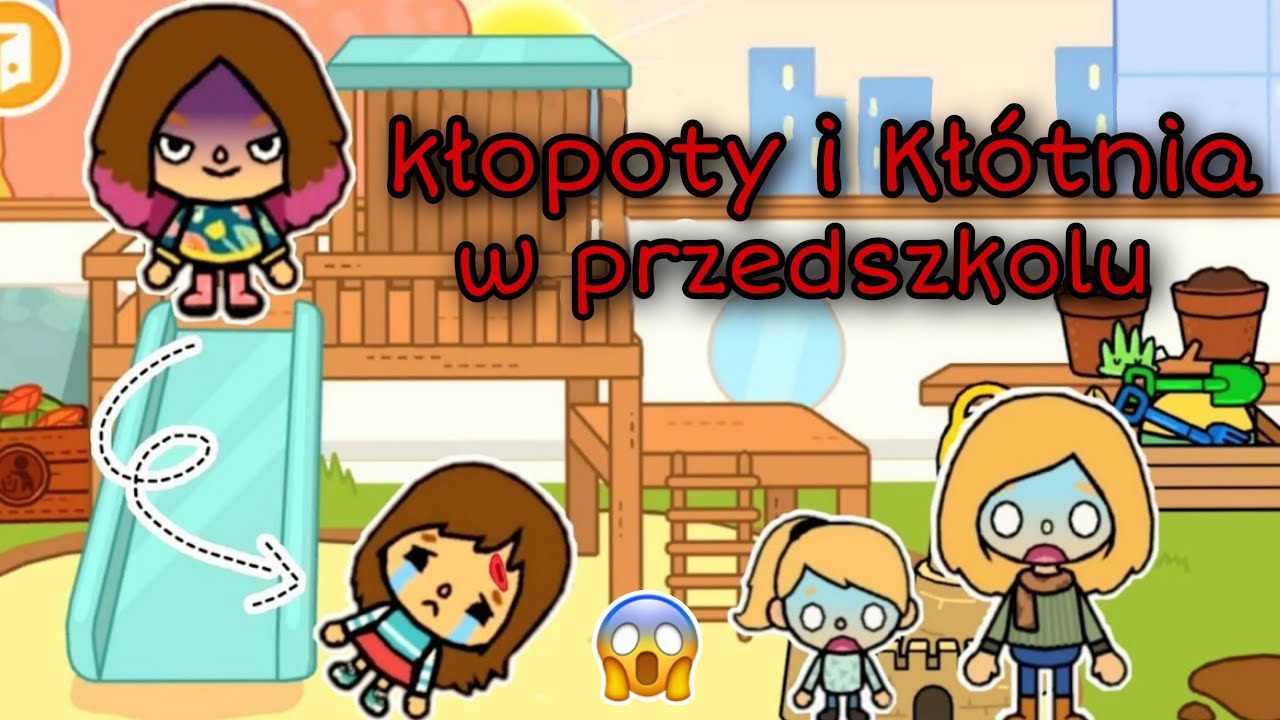 [CZĘŚĆ 1] KŁOPOTY I KŁÓTNIA W PRZEDSZKOLU 😈| TOCA BOCA HISTORYJKI PO POLSKU | TOCA LIFE WORLD