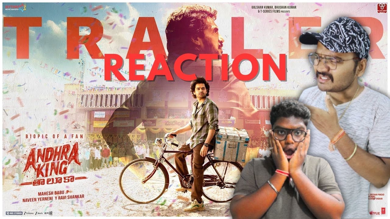 Andhra King Taluka Trailer Reaction | Ram Pothineni,Upendra, Bhagyashri Borse || TELUGU BRO'S REACTS