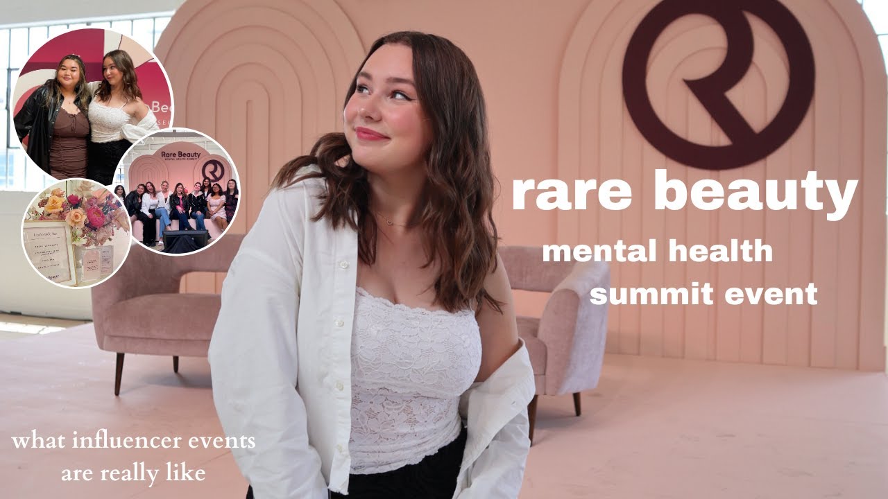 let's go to an influencer event | Rare Beauty Mental Health Summit vlog + message from Selena !!
