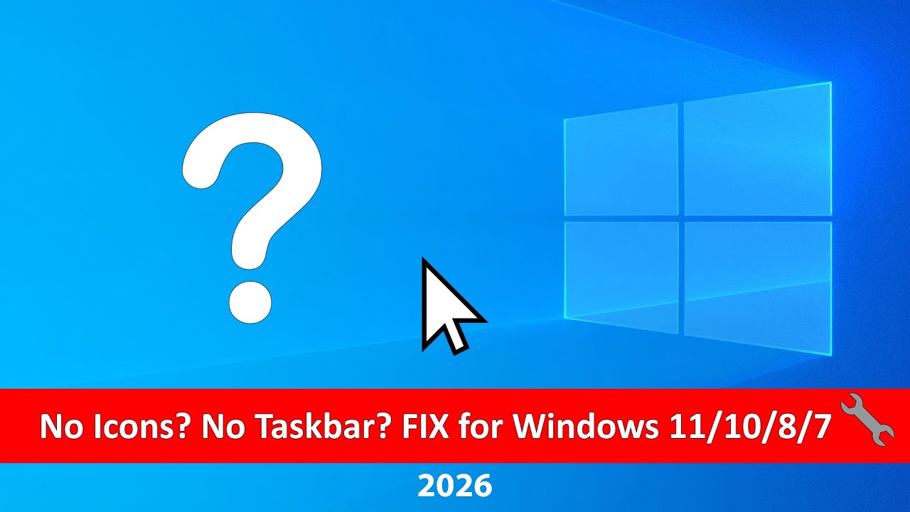 Исправление: Windows 7, 8, 10, 11 загружаются без значков на рабочем столе или панели задач – Exp...