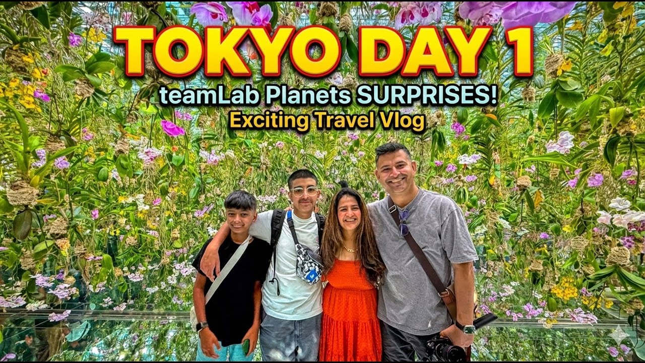 Tokyo Day 1 - We did NOT EXPECT the Start of the Trip will be like this  || Japan Vlog #1
