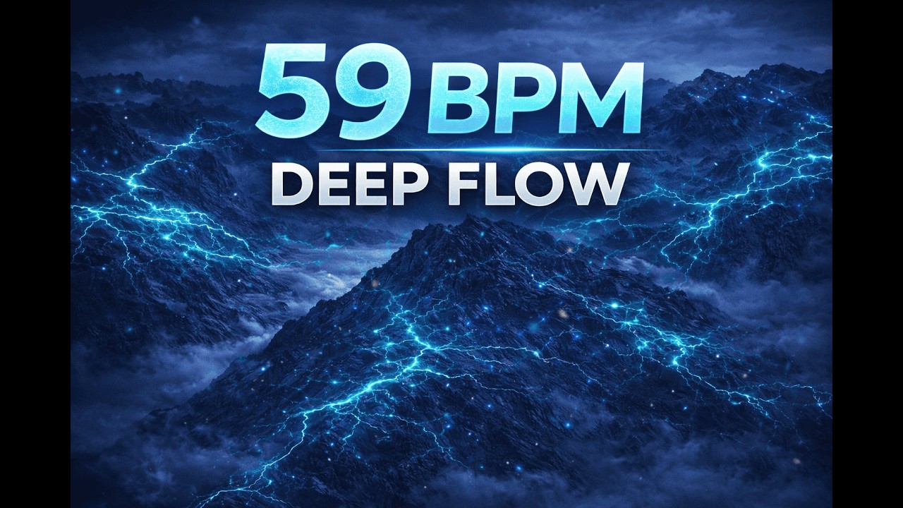 59 BPM Deep Focus Music for Study & Work | Neural Ambient Soundscape (ADHD)