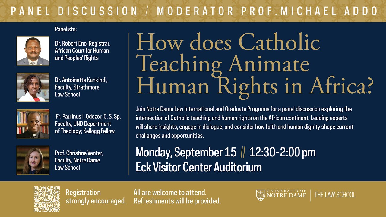 How Does Catholic Teaching Animate Human Rights in Africa?