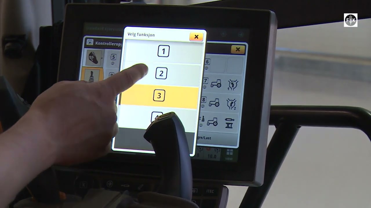 Hvordan konfigurere innstillinger, og lagre i ulike profiler i John Deere GEN4 CommandCenter