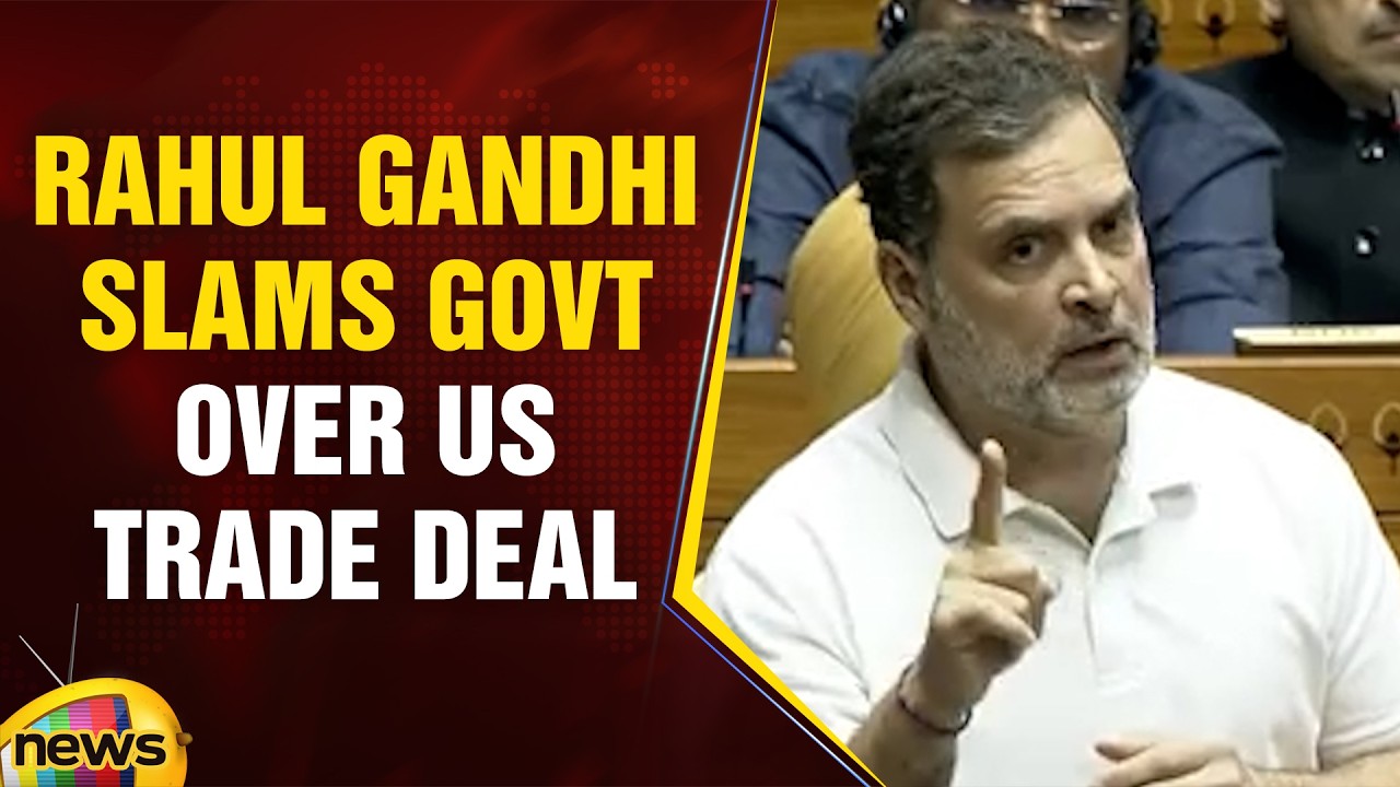 Rahul Gandhi Slams Govt Over US Trade Deal In Lok Sabha Session | Parliament Budget Session 2026