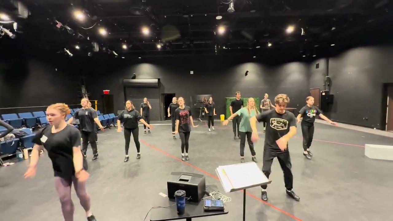 PCA 42nd Street opening rehearsal