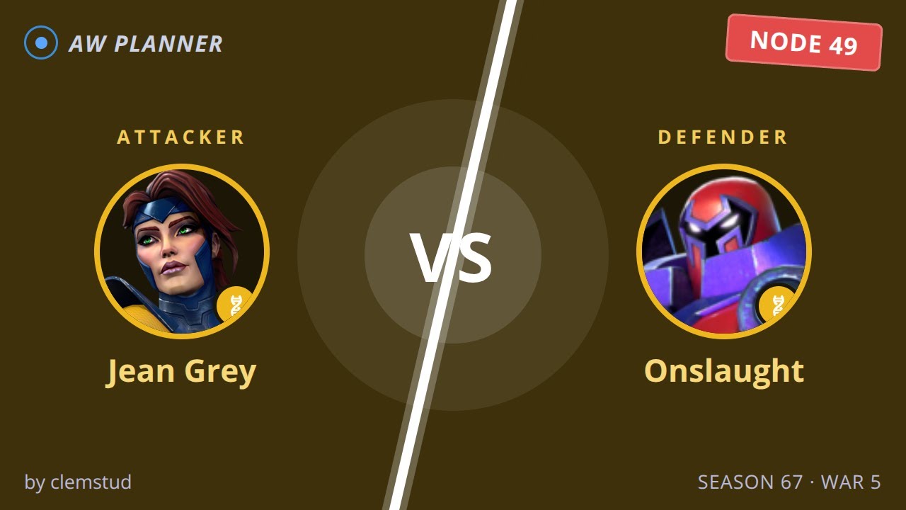 S67 War 5: Jean Grey vs 49 Onslaught
