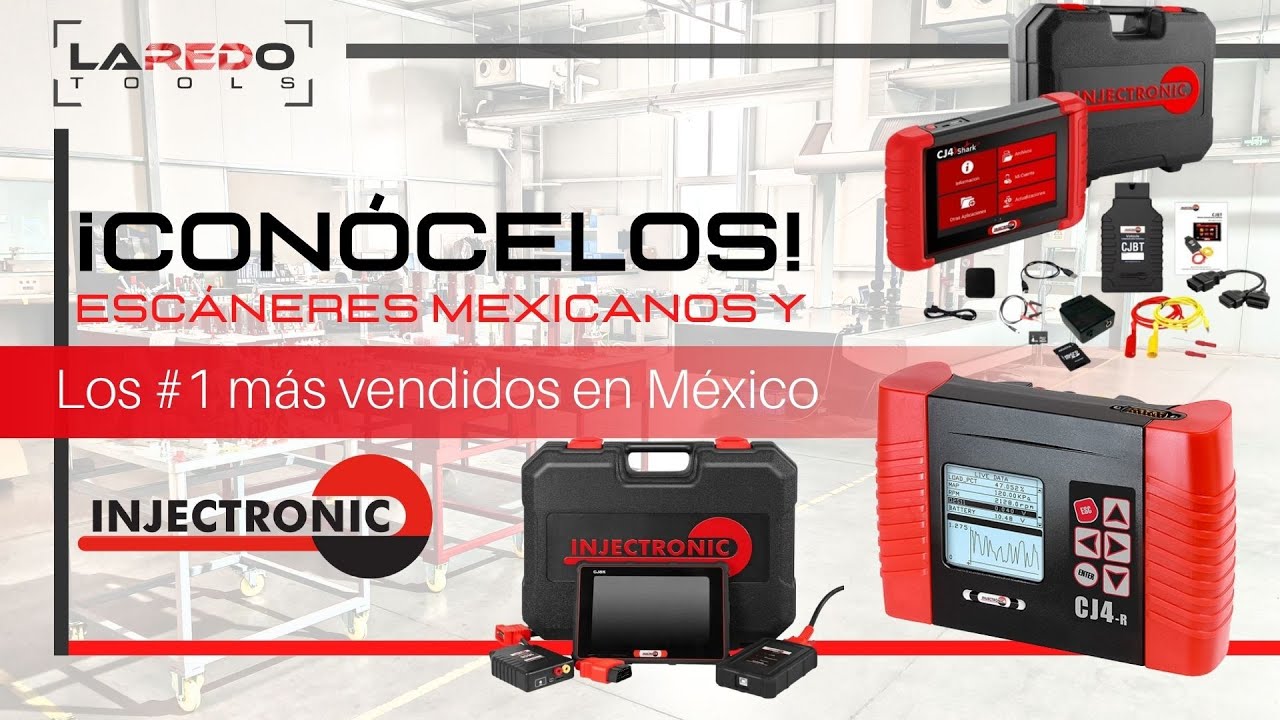 ¡Un escáner de marca mexicana para tu taller! 🇲🇽 INJECTRONIC #1 EN MÉXICO ✅
