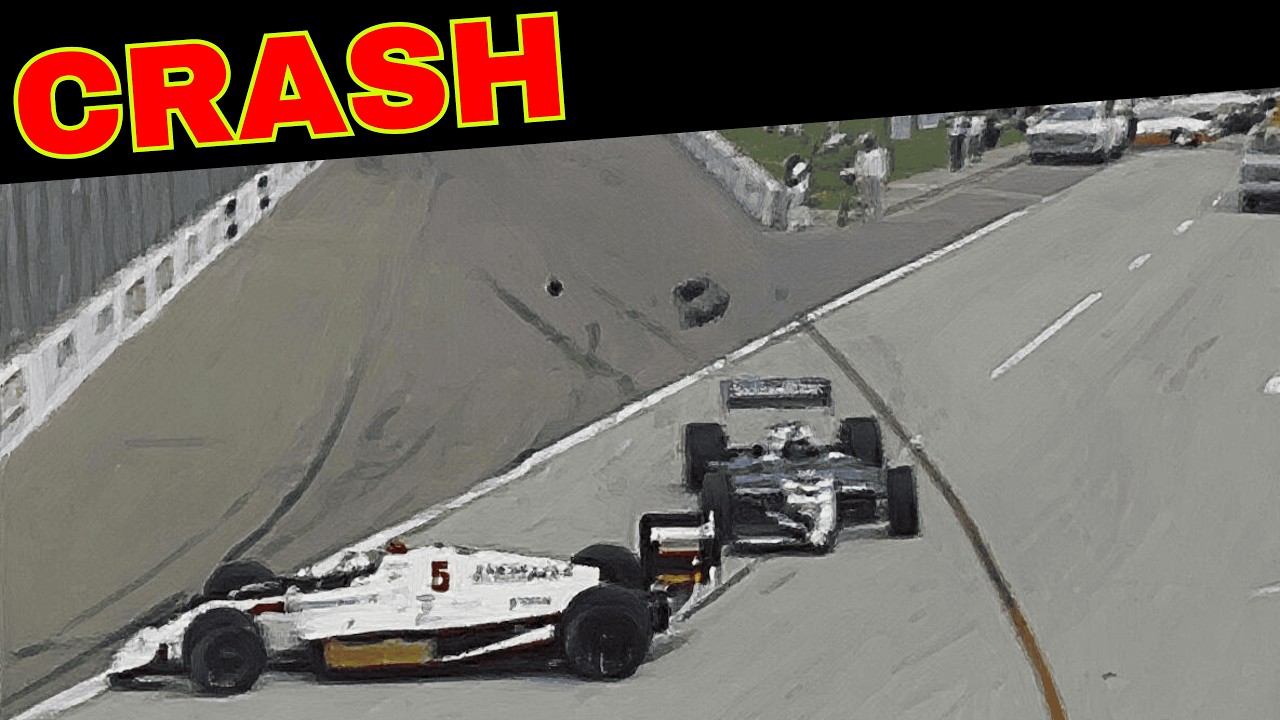 Al Unser Jr. Punts Mario Andretti For P1 (1989 CART Long Beach)