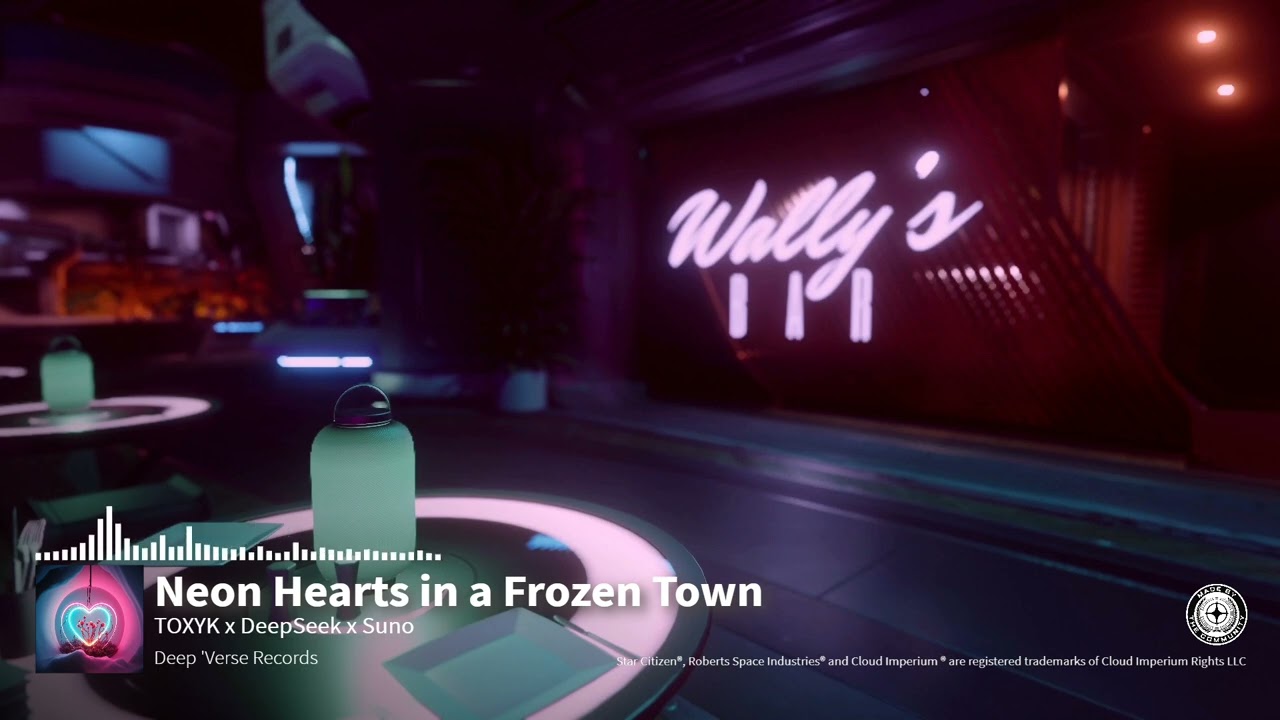 💿 Neon Hearts in a Frozen Town (New Babbage Love Song) ⚡Pop / Ballad Star Citizen inspired music