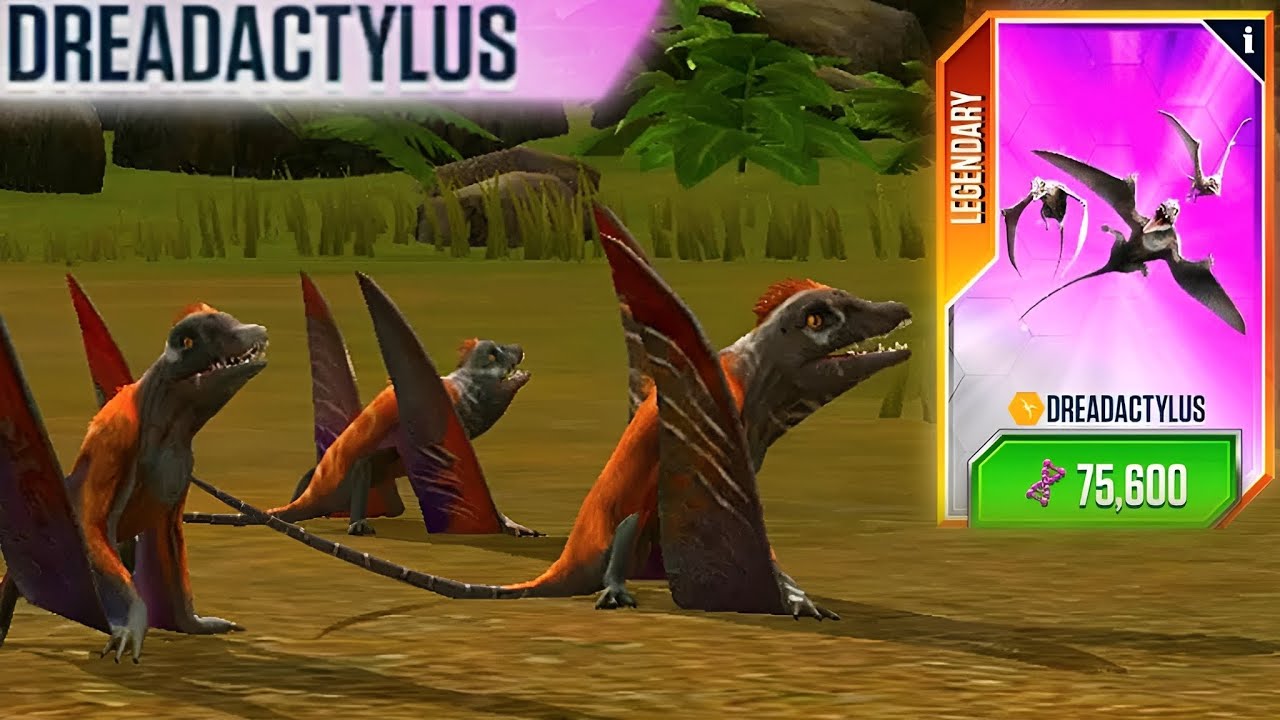 NEW HYBRIDS DREADACTYLUS MAX LEVEL 40 | JURASSIC WORLD THE GAME