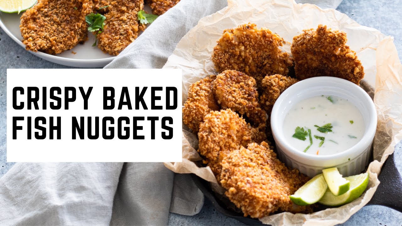 Crispy Baked Fish Nuggets | Well and Tasty