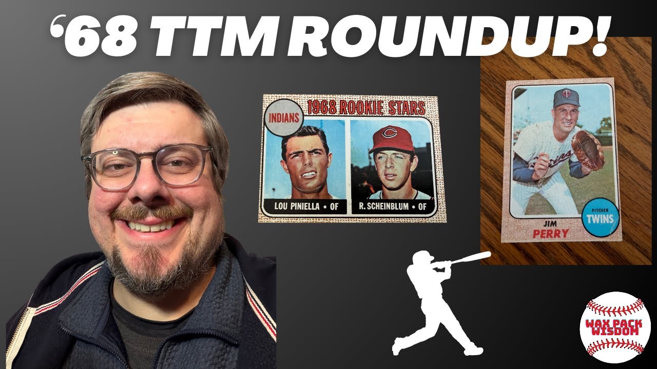 Новая пятничная серия: Обзор проекта '68 Topps TTM! Разослано еще пять запросов!