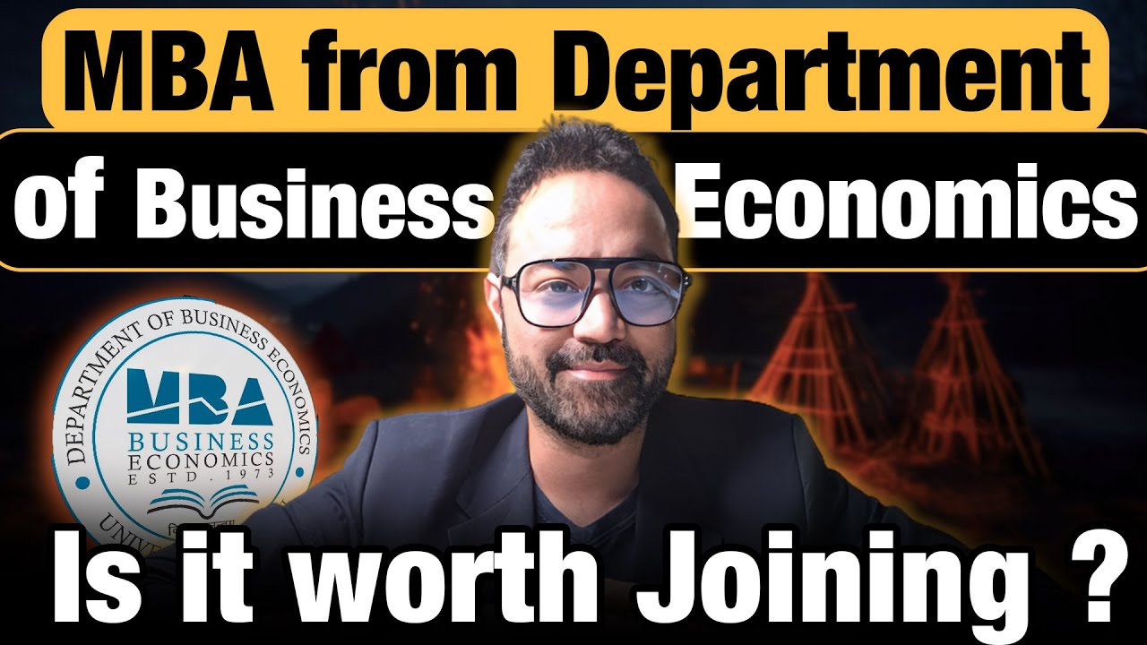 MBA from Department of Business Economics (DSE)| Is it worth Joining ? Placements | Best ROI Bschool