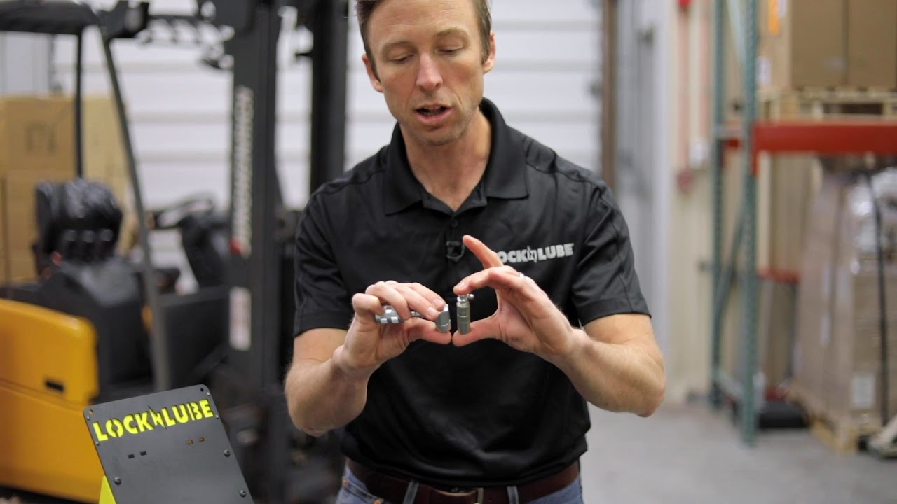 LockNLube 90 Degree Adapters - Right Angle Quick-Connects for Tough Zerks