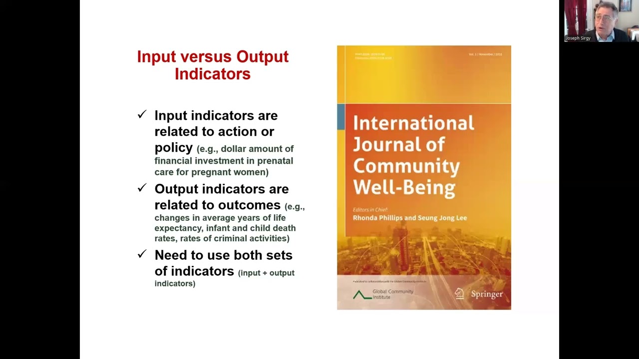 ISQOLS Webinar on Community Wellbeing