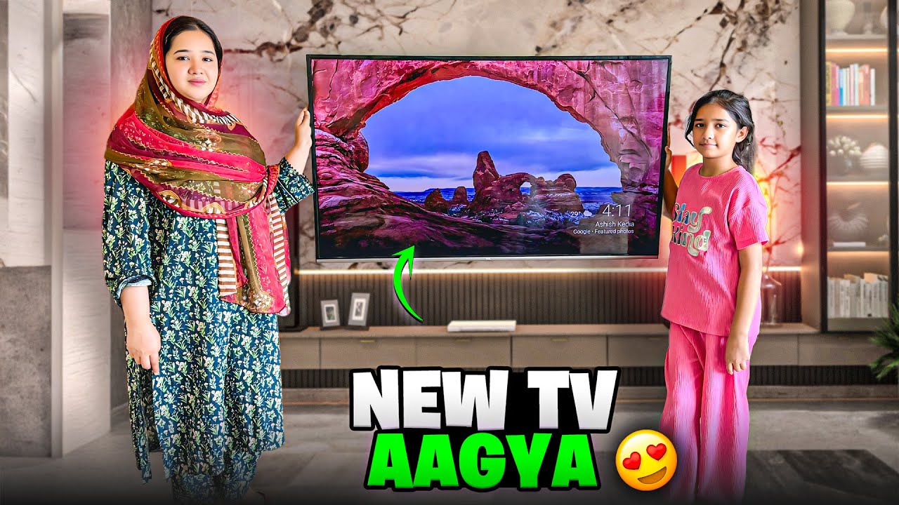 New ghar m new tv agya | Sitara ka Asmaan 