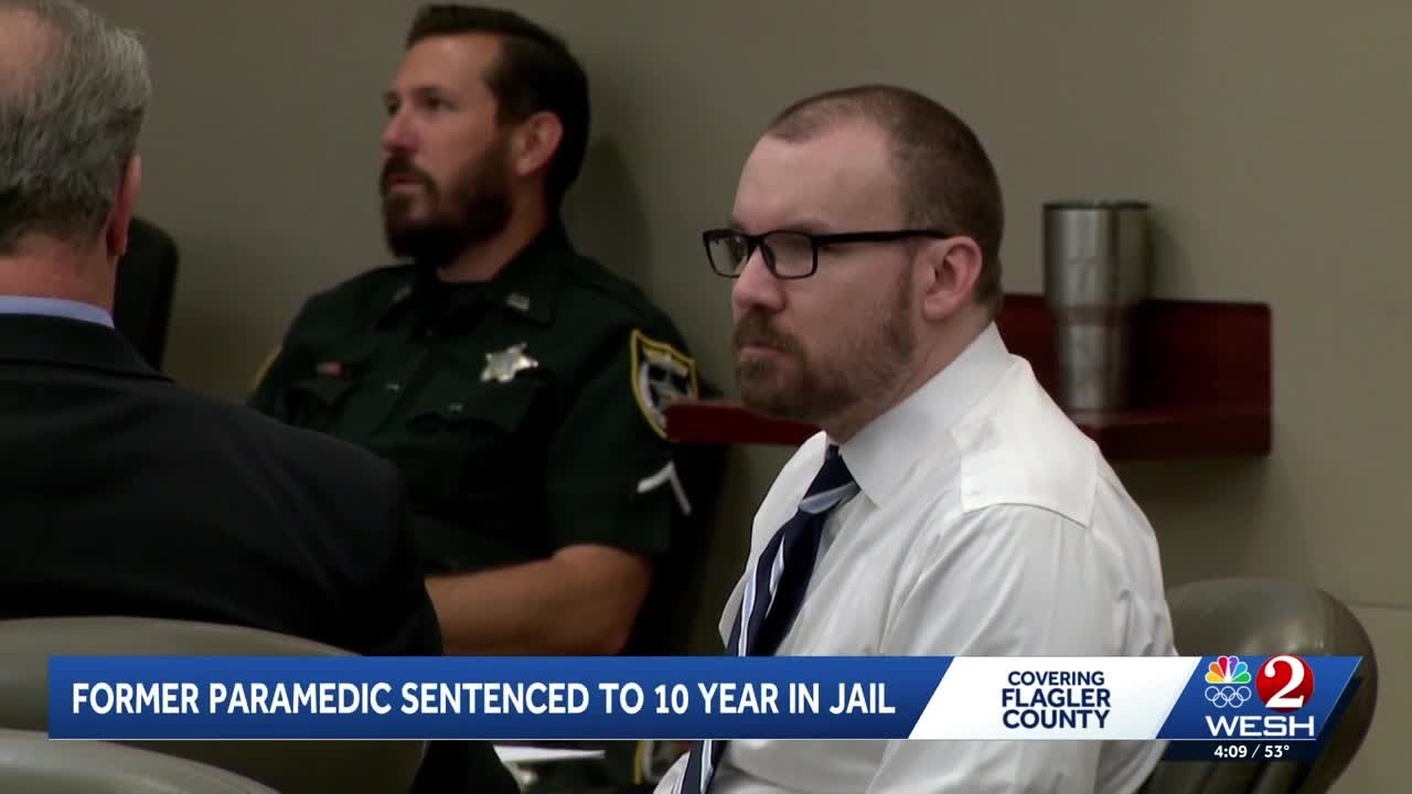 Former Florida paramedic sentenced to 10 years in prison for raping unconscious patient