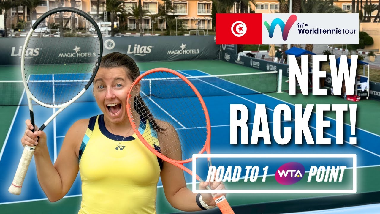 I changed racket right before a $15K ITF tournament