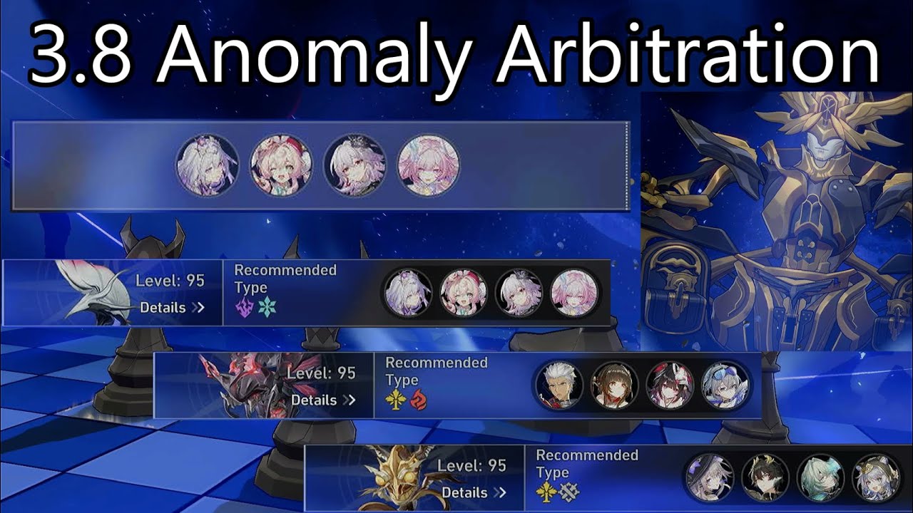 HSR 3.8. Anomaly Arbitration 3. No SB no DoT scrambling for ★★★/★/★★ | Castorice / Archer / THerta