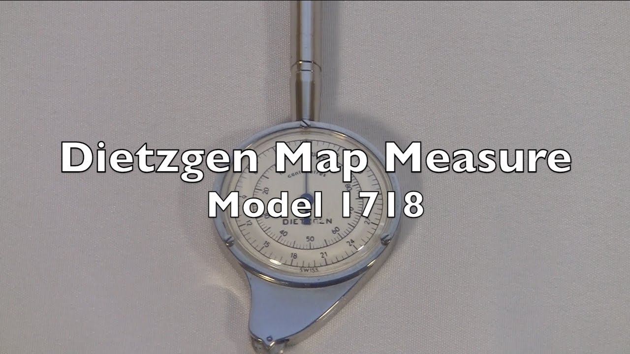 Dietzgen Map Measure 1718 Review / HowTo