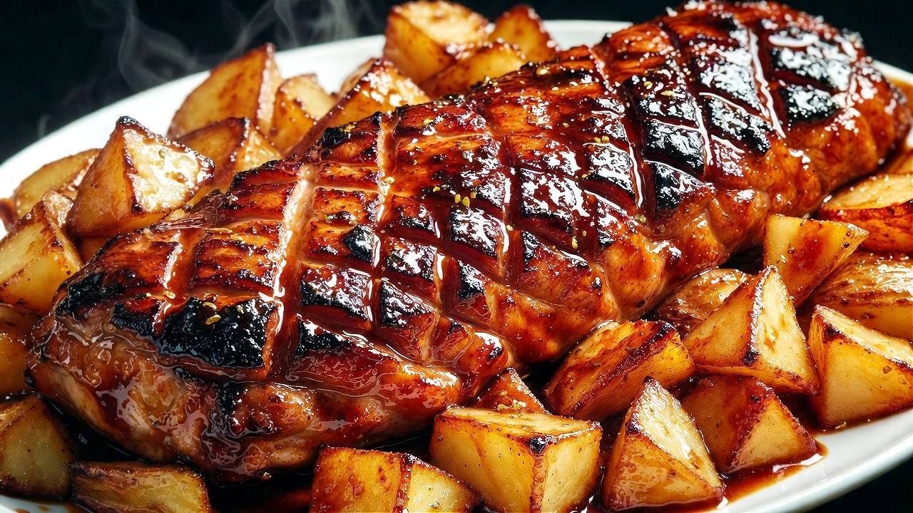 Свиная Вырезка с Картошкой в Духовке — Все Бегут на Запах! – Вкуснейший Рецепт