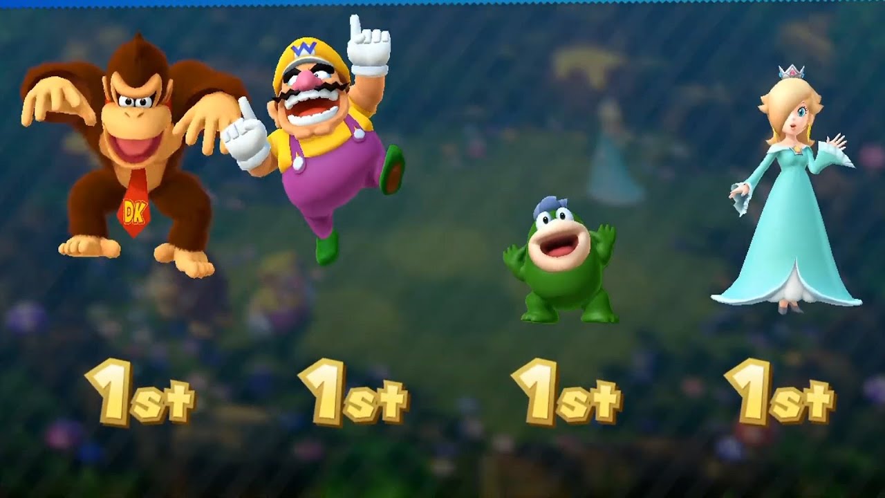 Mario Party 10: Coin Challenge Battle! (Donkey Kong vs Wario vs Spike vs Rosalina)
