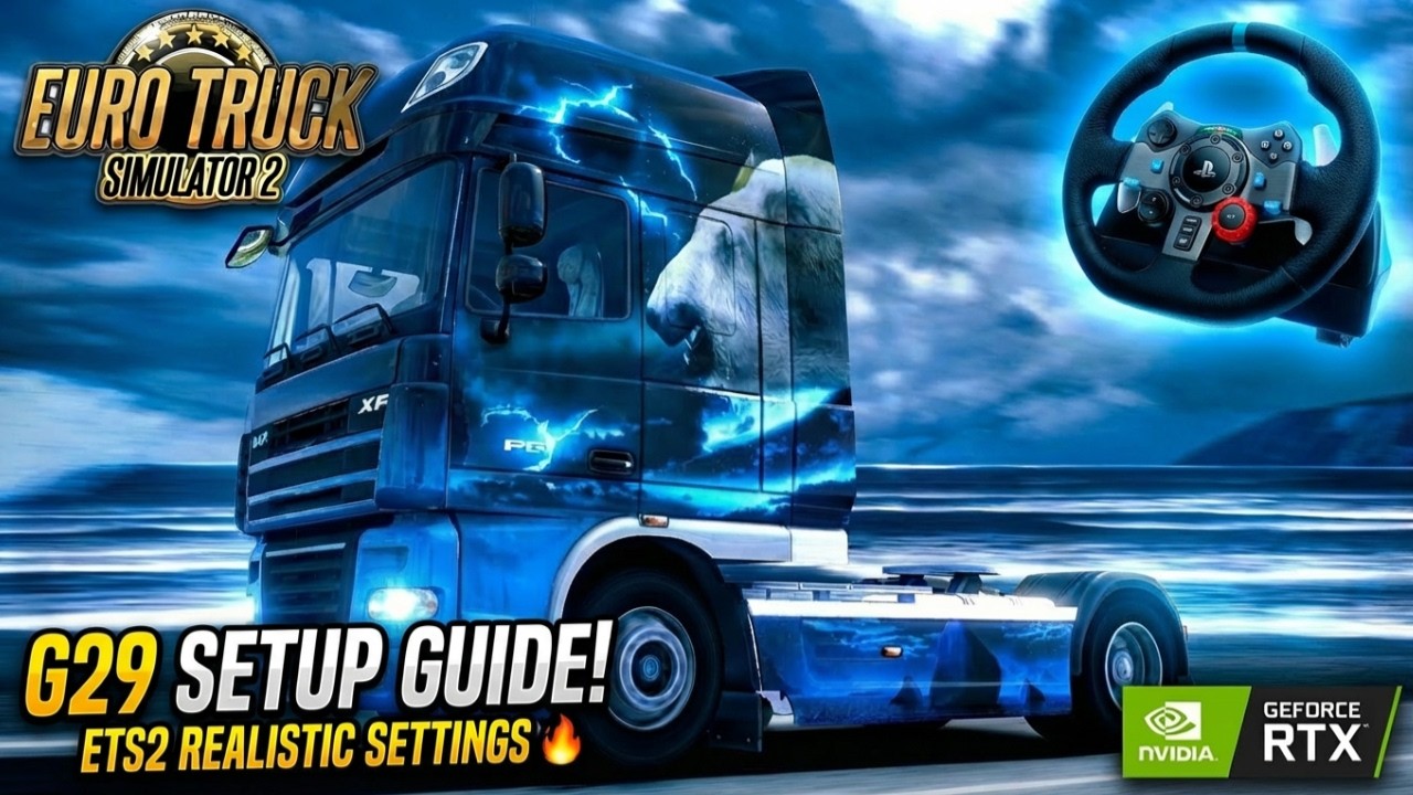 Just Bought ETS2! 🔥 Setting Up My Logitech G29 for Realistic Driving