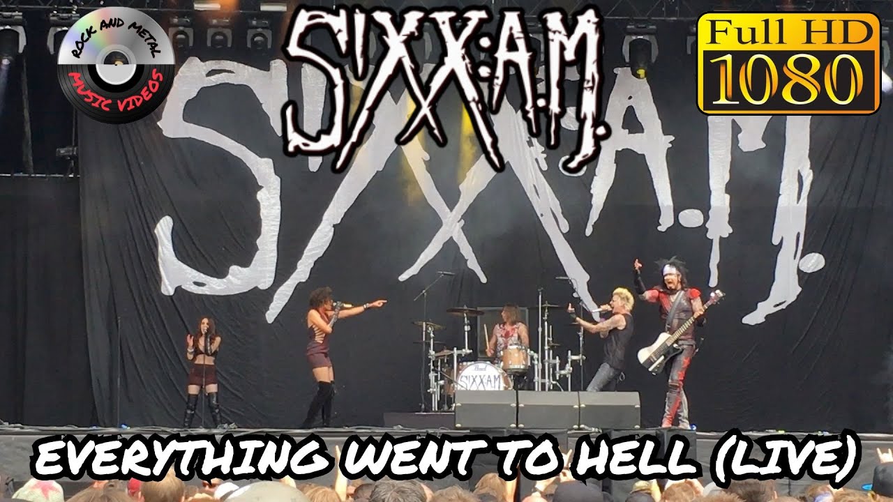 💿 Sixx:A.M. - Everything Went To Hell [❗feat. NIKKI SIXX❗] // live at Graspop 2016 // FullHD 1080] 💿