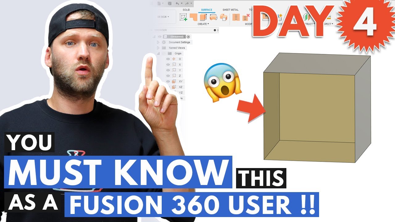 You MUST KNOW THIS as a Fusion 360 User!! - Day 4