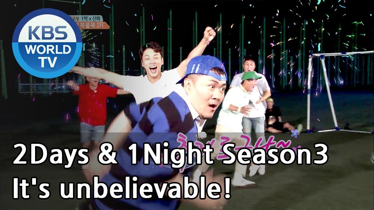 Defconn's shoot is amazing like a miracle! This is incredible! [2Days&1Night Season 3/2018.08.26]
