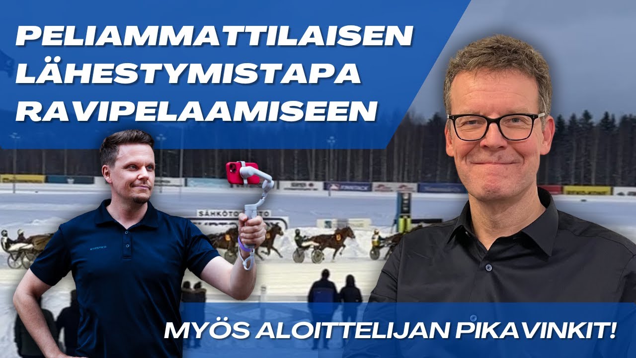 Kuopion V75-raveissa Jorma Vuoksenmaan kanssa!