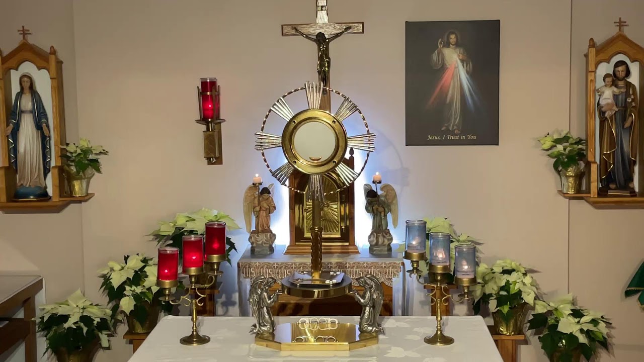 LIVE Eucharistic Adoration - Sisters of Divine Mercy