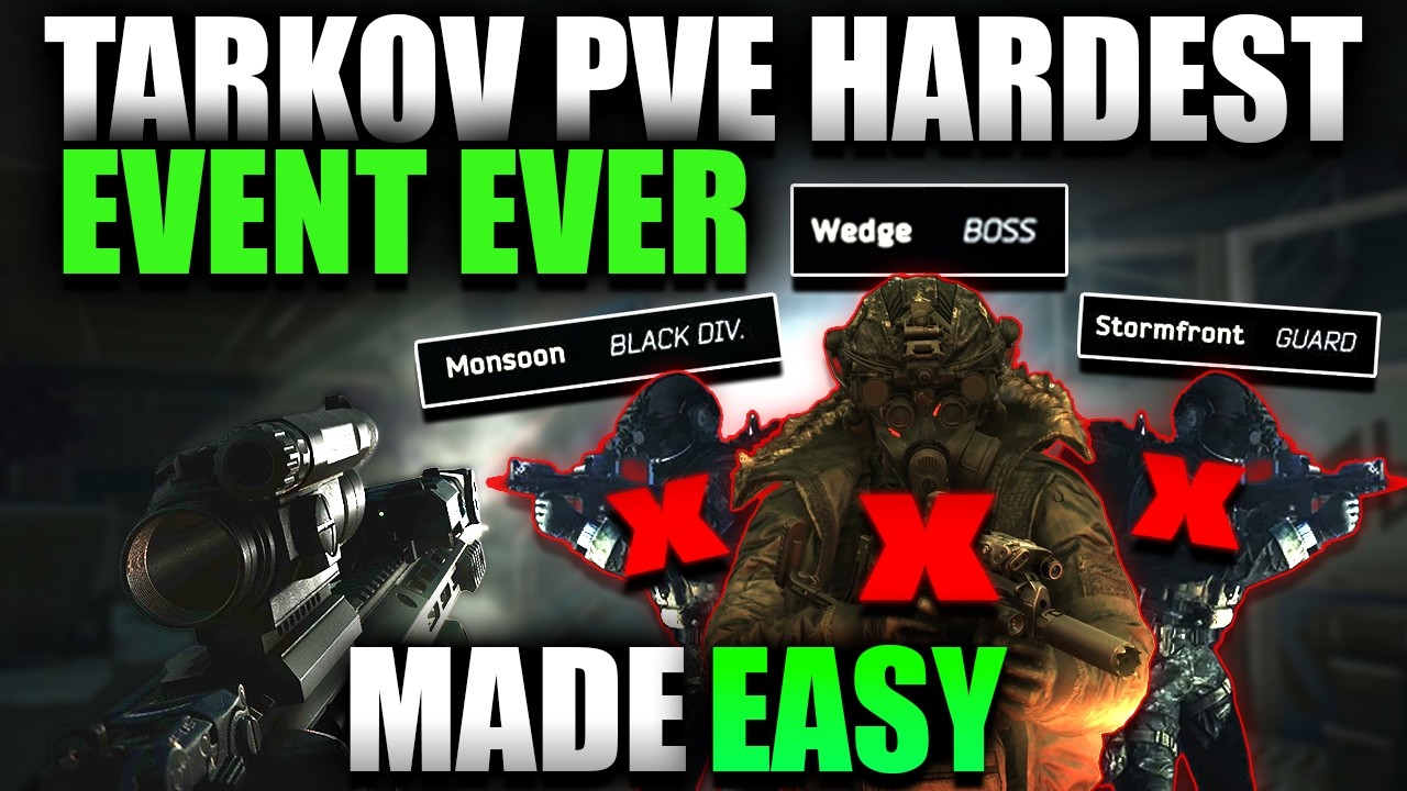 BRUTAL Tarkov Blackout Event PVE GUIDE! Escape From Tarkov PVE Event