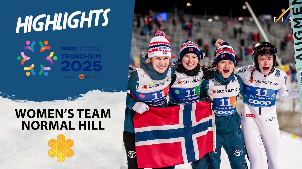Norway storm to Women's Normal Hill  World title | Trondheim 2025