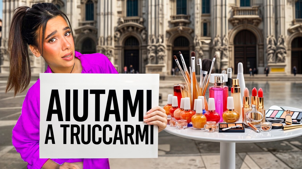 Ho chiesto a SCONOSCIUTI di TRUCCARMI&hellip; il risultato &egrave; INASPETTATO!