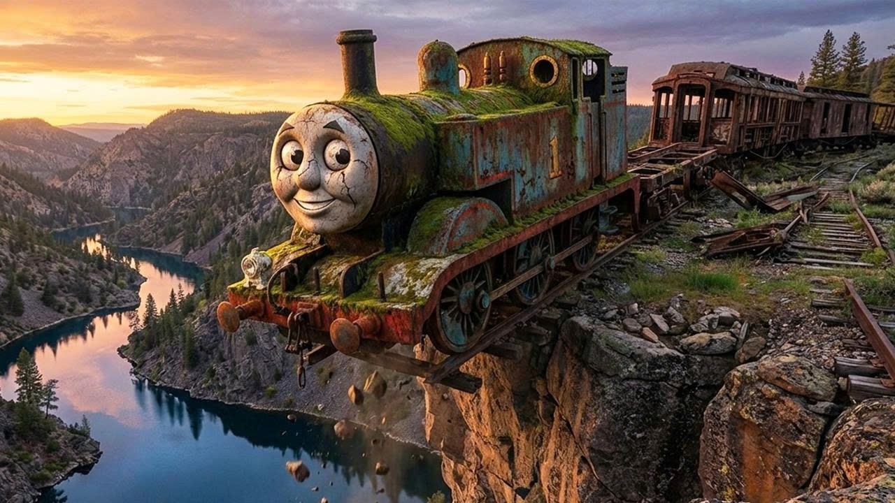 Опасная спасательная операция! 🚂 Сможем ли мы спасти брошенного паровозика Томаса?