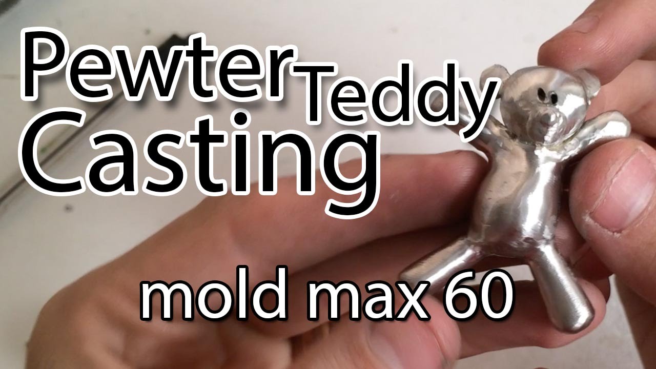 Teddy Bear pewter casting (mold max 60)