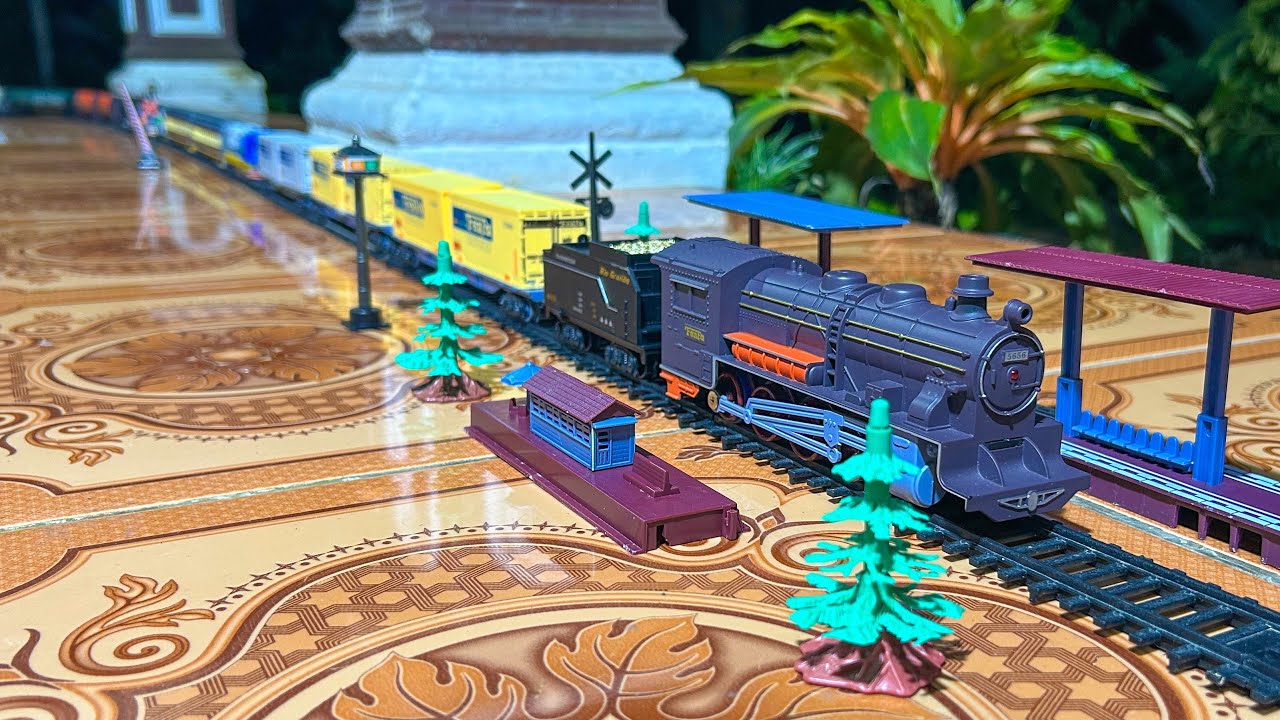 ASMR Fenfa Long Train: Double Steam Locomotives & OSX Diesel Engine Pulling Massive Consist